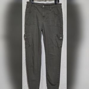 H & H By Harmony & Havoc Olive Green Cargo Style Pants Size 12